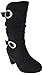 Little Girls Buckle Rhinestone Knee High Dress Boots