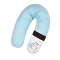 Urra 381-1069-00 - Choccolata T�rkis Stillkissenbezug mit Applikation, 190 x 35 cm