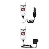 Essential Kit for the LG UX245 - includes Car and Wall Charger with Rapid Charge Technology - Gomadic Brand w/ TipExchange Technology