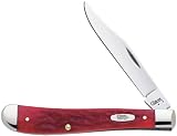 Slimline Trapper, Dark Red Bone, 1 Blade (C6982) Category: Miscellaneous Knives