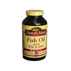 お徳用サイズ！ネイチャーメイド　フィッシュオイル　EPA＋DHA　800粒　ファミリーサイズ