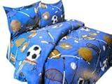 Sports kids comforters- twin size bedding set