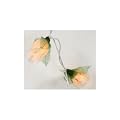 Lichterkette mit Bl�ten in Rosa