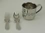 Creative Gifts "CARLO" BABY CUP/SPOON/FORK S