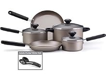 Farberware Premium Nonstick 10 Piece Cookware Set Platinum