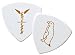 Gretsch 346 Classic Celluloid Guitar Picks, 50 Pack, White, Medium