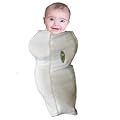 Easy Peasy Pod Baby Swaddle Convertable Travel Pod Ivory Cotton LARGE