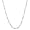 925 Sterling Silver 18 Inch Alternate Open Link Chain Necklace