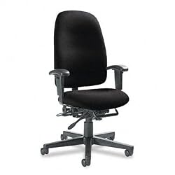 Granada Series High Back Multi-Tilter Chair, Black Fabric (GLB32173NBKIM06)