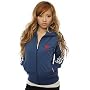adidas The Firebird Track Jacket in Blue,Track Jackets for Women