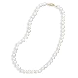 18 Inch 14k Yellow Gold 7.5-8mm (A) Akoya Pearl Necklace