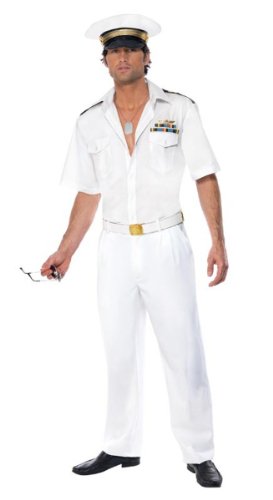 Smiffys Top Gun Captain Costume (Medium)