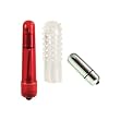 California Exotics / Swedish Erotica Waterproof Travel Blaster Red Vibrator Adult Sex Toy Kit