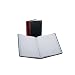 Boorum & Pease 38-300-J Record/account book, black/red cover, journal rule, 9-5/8 x 7-5/8, 300 pages