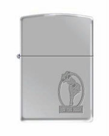 Zippo Windy Girl NY Design HP Chrome Lighter