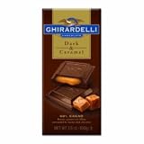 Ghirardelli Chocolate Dark & Caramel Filled Chocolate Bar, 3.5 oz