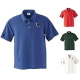 Boston Terrier Embroidered Men's Cotton Golf Shirt