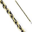 316L Stainless Steel Tri-Link Chain Bracelet - Length 8.27" (210mm) - Width 6mm