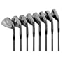 Adams Idea Pro Black Muscle Back Iron Set ( 3 thru PW): Right, KBS Black Tour Steel (Stiff)