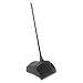 Rubbermaid Commercial Products - Rubbermaid Commercial - Lobby Pro Upright Dustpan, w/wheels, 12 1/2 W, Polypropylene w/Vinyl Coat, Black - Sold As 1 Each - Wheeled, vinyl-coated dust pan with superior durability and ergonomic safety features. - Yoke and handle assembly with larger, stronger and quieter hinge pins. - Durable wheels and wear pads on back of pan extend product life. - Built-in-handl
