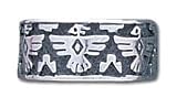 Solid Sterling Silver Thunderbird Band Ring