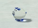 Collectibles Crystal Figurines Blue Round Pig