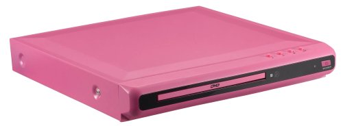 Curtis  DVD1047 2 Channel DVD Player, Pink