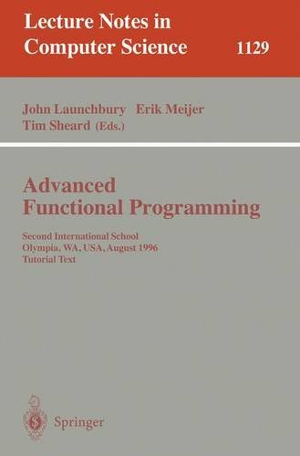 Advanced Functional Programming: Second International School, Olympia, WA, USA, August 26 - 30, 1996, Tutorial Text (Lecture Notes in Computer Science)