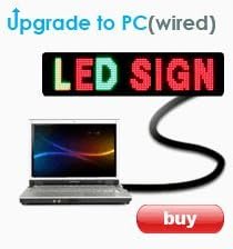 Programmable LED Sign PC Upgrade with Wired Connection (50ft RS232)