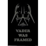 (24x36) Star Wars Movie (Vader Was Framed) Poster Print