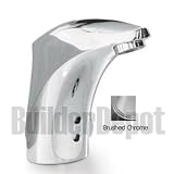 1 Handle Lever Electronic AC Battery Lavatory Faucet, Brushed Chrome