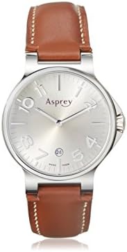 Asprey of London Men's 1015422 Brown/Silver Stainless Steel Watch