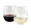 WineTanium Stemless Wine Glass, Shatterproof, Reusable, Dishwasher Safe - Set of 4