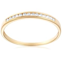 Miore 18 Karat (750) Gelbgold 52 (16.6) Damenring, mit  14 (0,1 cts) Diamanten M0582YM