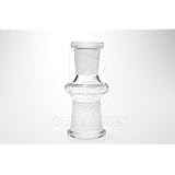 Medglass 12-237 Glass Water Jacketed Distilling Column, 18mm Female to 14mm Female Ring Vapor Adapter