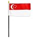 Singapore Flag 4 x 6 inch