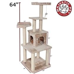 Majestic 64 Inch Casita Cat Furniture Tree