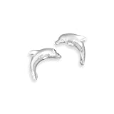 Small Dolphin Stud Earrings