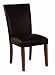 Carolina Cottage 1D350-671 Upholstered Manhattan Chair, Black Leatherette