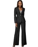 Calvin Klein One-Button Seam-Detail Suit