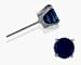Genuine 3mm Sapphire 14 Karat White Gold Baby Earrings