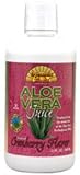 Review Dynamic Health Laboratories  / Organic Aloe Vera Juice Cranberry Flavor - 32 oz - case of 6