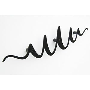 The scribble coat rack by headsprung - black
