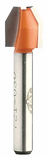 CMT 821.045.11 Combination Trimmer Bit, 0-45° Cutting Angle, 1/4-Inch Shank