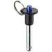 Push Button Button Handle Quick-Release Pins, Stainless Steel 304, Plain, Inch, Made In USA