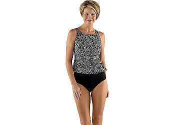 Maxine of Hollywood Dot Mastectomy Swimsuit