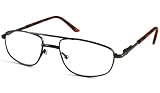 Able Vision Full Readers (Men) Reading Glasses - R2932 Gunmetal