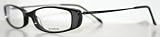 BEBE GLAM Women's Black Eyeglass Frame