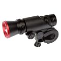 7dayshop Ultra High Power 3 Watt CREE LED Front Bicycle Flashlight with Mount - Red Ring Mount - Red Ring