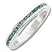 Sterling Silver 2.75mm Black Eternity Band